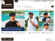 Tablet Screenshot of chapellerie-traclet.com